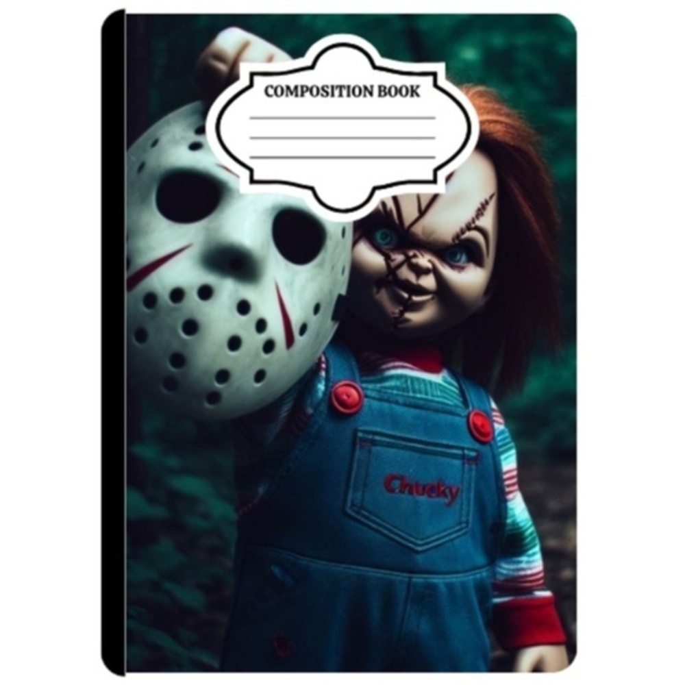 Handmade Chucky Composition Notebook